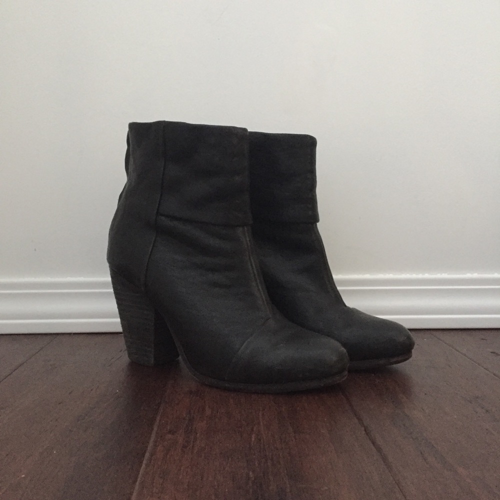 Rag & Bone black ankle booties
